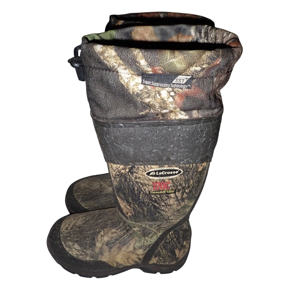 Lacrosse Alpha SST 1200 GM Thinsulate Ultra Insulate Camouflage Hunting Boots  8